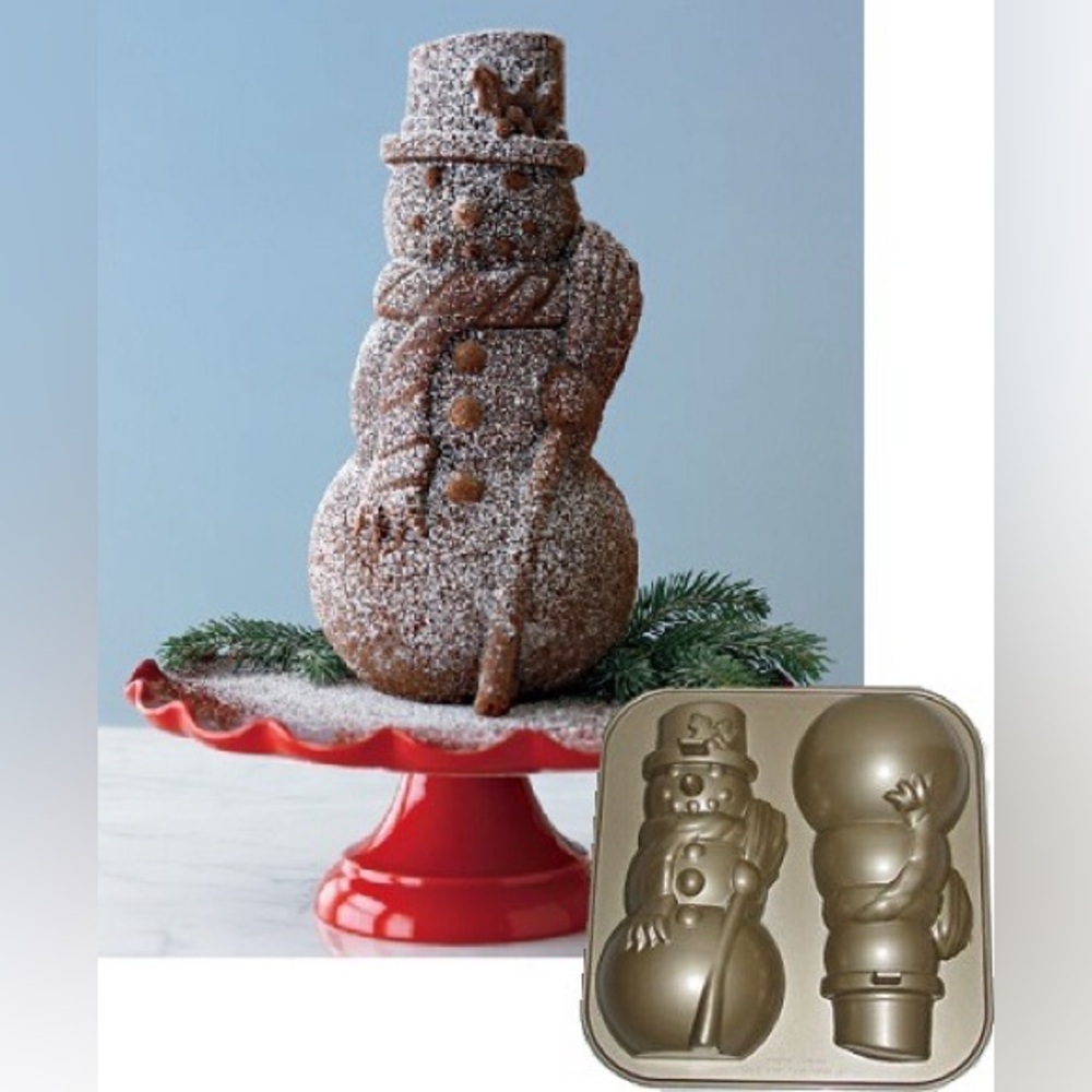 Nordic Ware 3D Snowman Cake Pan